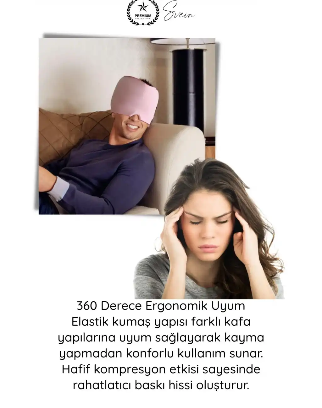 #RahatlatıcıMaske Migren Rahatlatıcı Jel Kompres Kafa Bandı Soğuk Sıcak Terapi Baş Ağrısı Uyku Göz Dinlendirme Elastik Medikal Silikon Kompresyon Bandı Sinüzit Stres Yorgunluk Rahatlatıcı Maske