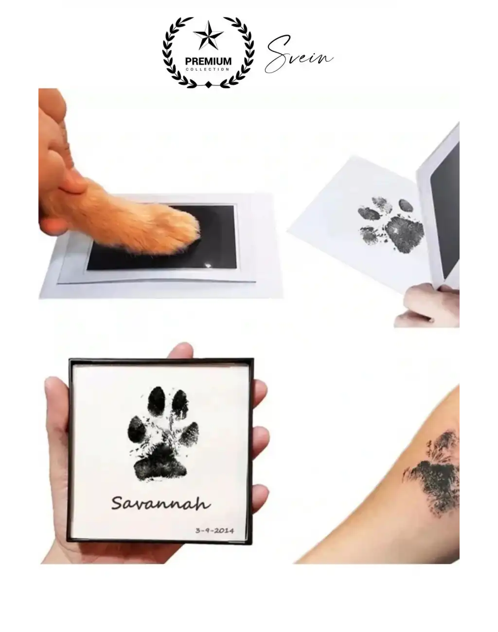 Bebek El Ayak İzi Fotoğraf Çerçeve Seti Resim Mürekkepsiz Baskı Kiti Anı Yeni Doğan Hediye Hatıra