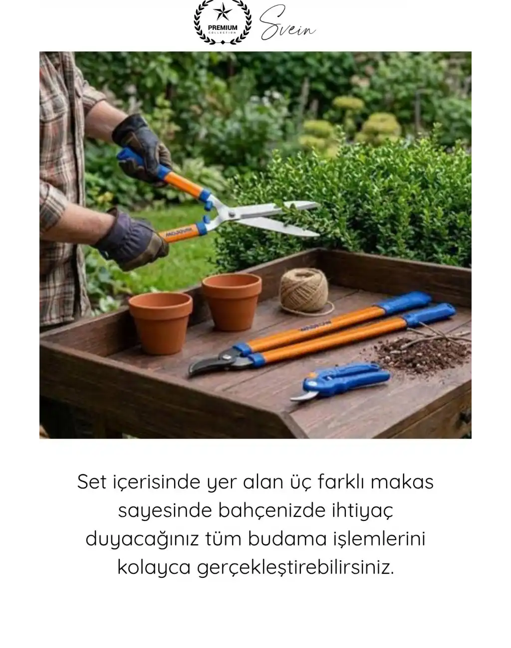 #Budama 3 Parça Bahçe Makas Seti Profesyonel Budama Makası Dal Kesme Çit Düzeltme Meyve Ağacı Çalı Çiçek Peyzaj Yüksek Karbon Çelik Ergonomik Sap Bahçıvan El Aleti Takımı