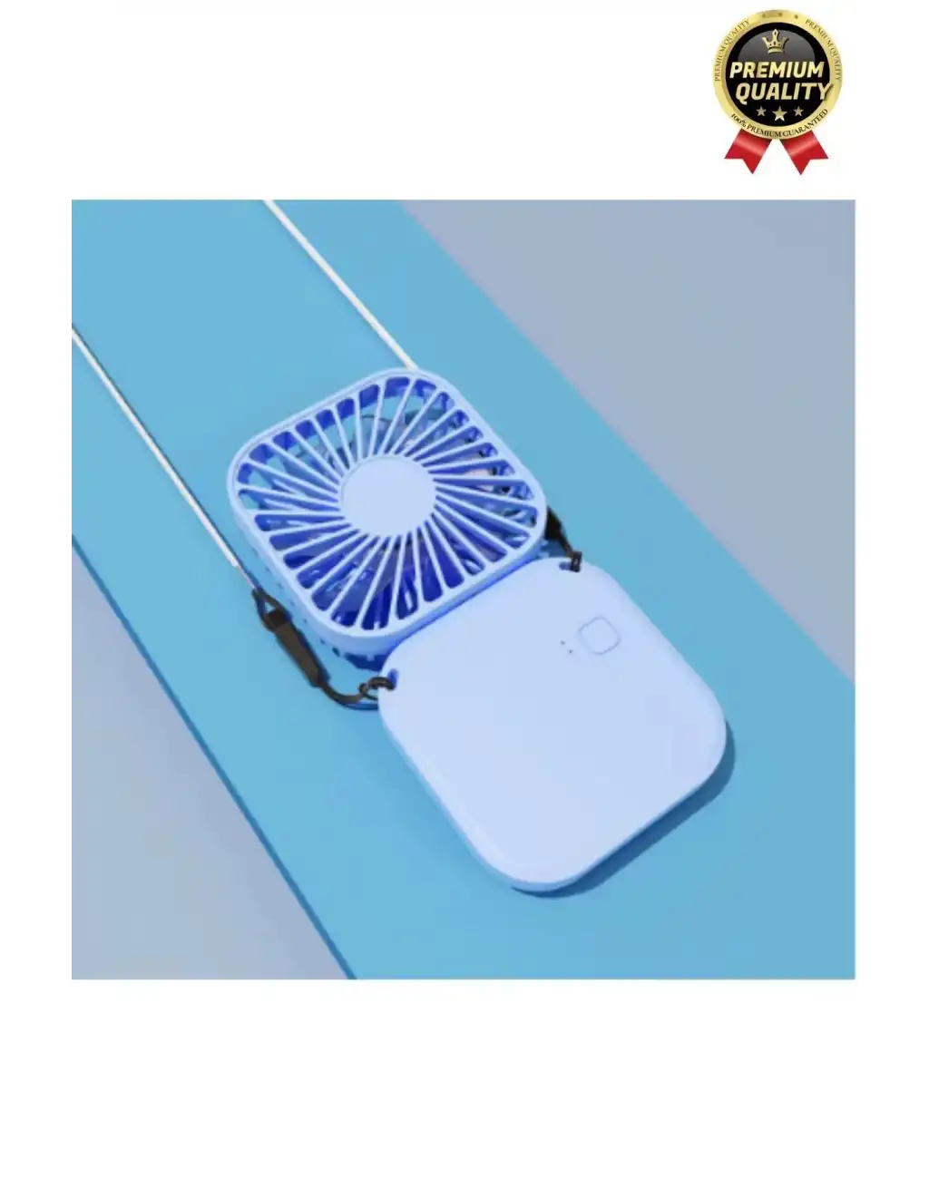 Çok Fonksiyonlu Taşınabilir Sessiz Serinletici Şarjlı Fan Masaüstü Ve Boyun Askılı Mini Vantilatör