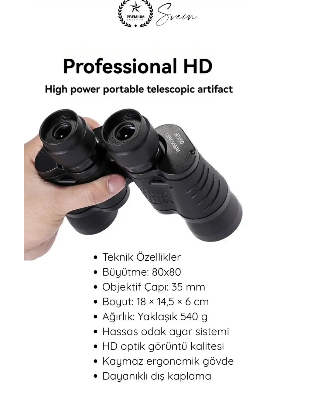 #Dürbün Profesyonel HD Gece Görüşlü El Dürbünü 80x80 Uzun Menzilli Avcılık Kamp Doğa Kuş Gözlem Teleskop Yüksek Büyütme Güçlü Optik Seyahat Balıkçılık Konser Spor Etkinlikleri İçin