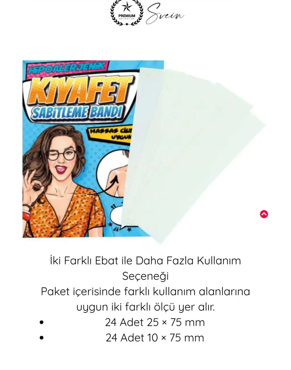 #ElbiseBandı Hipoalerjenik Kıyafet Sabitleme Bandı 2 Ebatlı Şeffaf 48 Adet Dekolte Abiye Gelinlik Straplez Gömlek Elbise Pantolon Etek Çorap Görünmez Çift Taraflı Cilt Dostu Bant