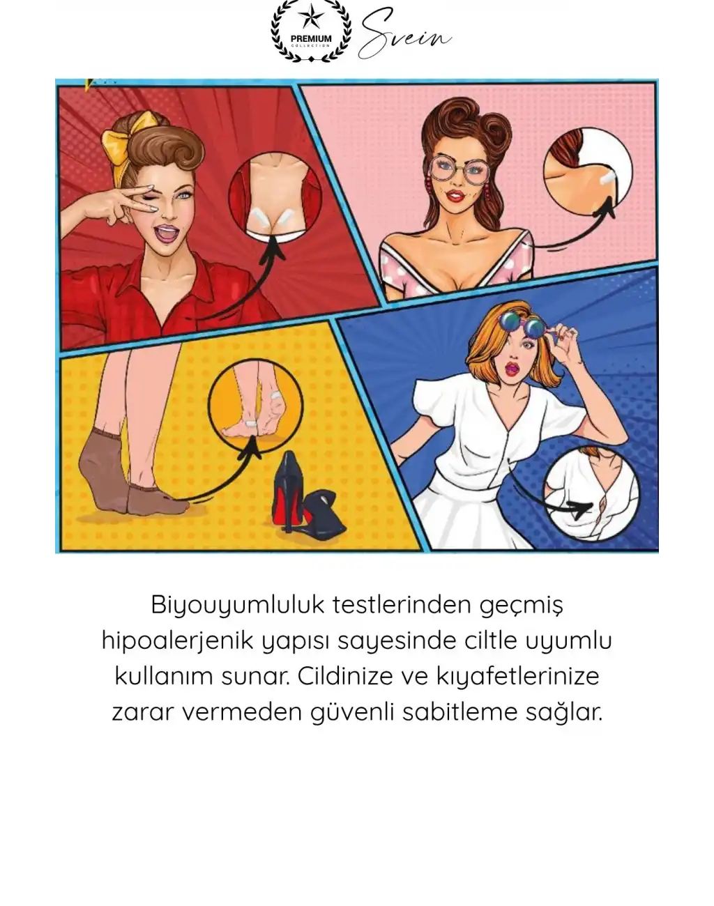 #ElbiseBandı Hipoalerjenik Kıyafet Sabitleme Bandı 2 Ebatlı Şeffaf 48 Adet Dekolte Abiye Gelinlik Straplez Gömlek Elbise Pantolon Etek Çorap Görünmez Çift Taraflı Cilt Dostu Bant