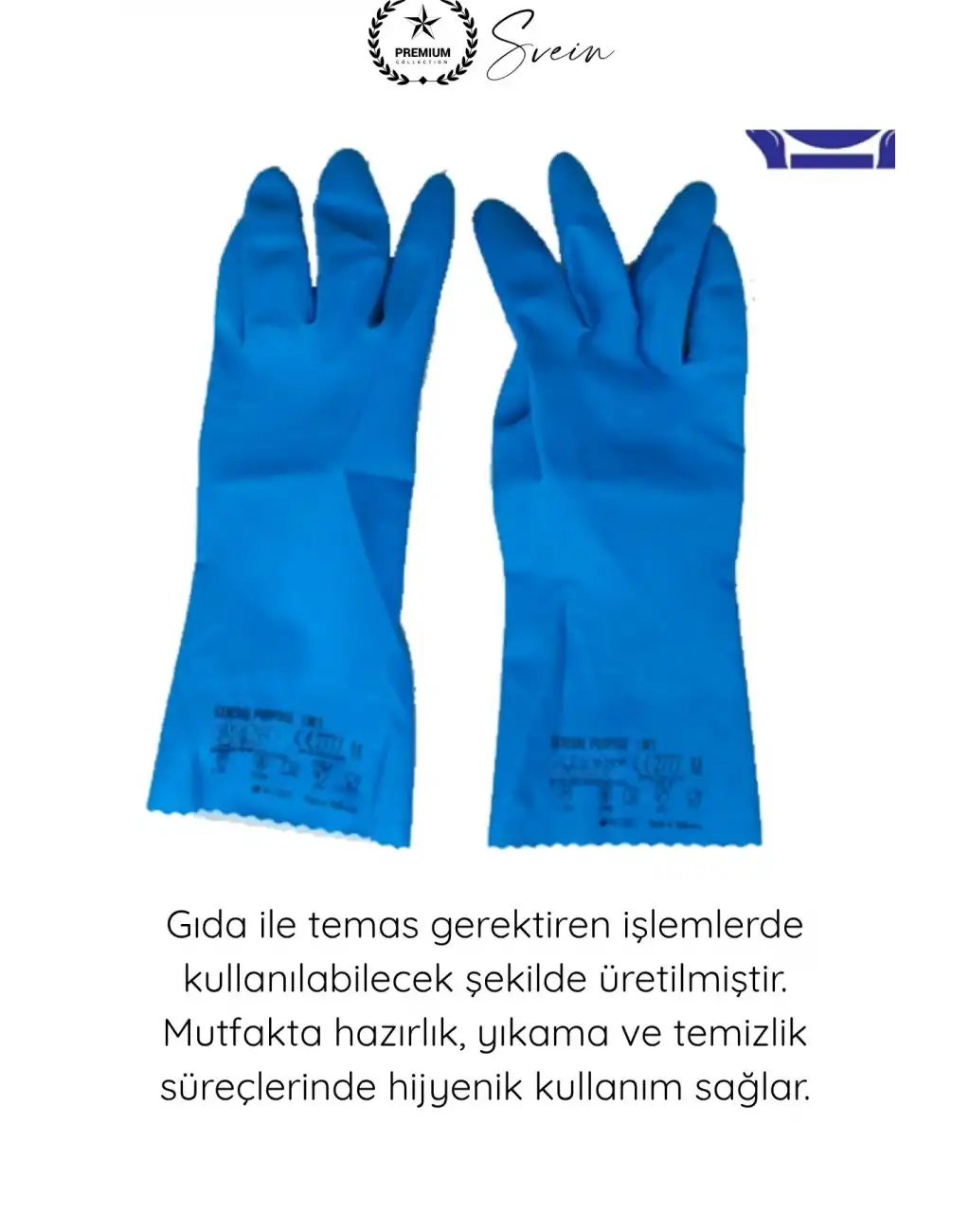 #Eldiven Genel Kullanım Lateks Eldiven Gıda Uyumlu Doğal Kauçuk Kimyasal Dirençli Astarlı Kaymaz Temizlik Bulaşık Bahçe Mutfak Hijyen Endüstriyel Ev İş Eldiveni Uzun Ömürlü Konforlu
