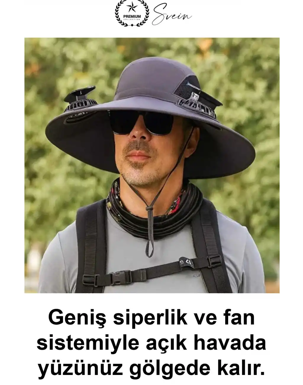 Güneş Enerjili Fanlı Balıkçı Şapka Solar Panelli Vantilatörlü Geniş Siperlikli Kamp Doğa Yürüyüşü Bahçe Yazlık Havalandırmalı Fileli Ayarlanabilir Çene İpli Outdoor Serinletici Safari Tekne Seyahat