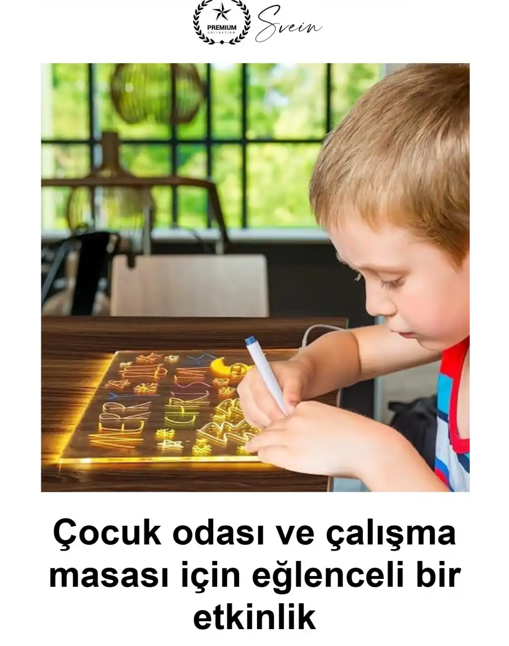#LedYazıPanosu DIY Işıklı Not Tahtası Gece Lambası Akrilik Masaüstü Mesaj Levhası 7 Renk Kalem 6 Çizim Şablonu Hediyeli Dekoratif Aydınlatma Çocuk Odası Kafe Restoran Tabela Kişiselleştirilebilir
