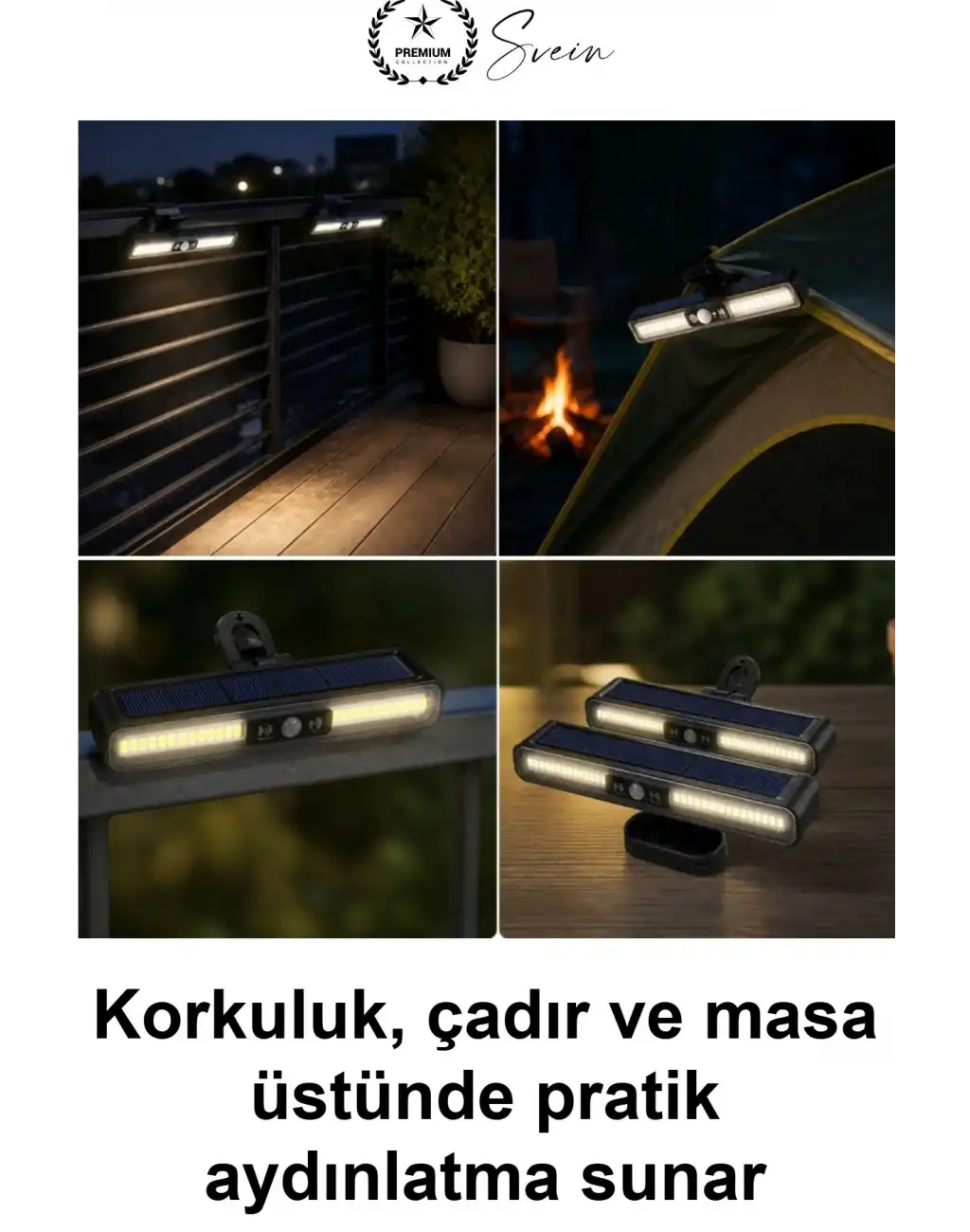 #SolarLamba 2li Mandallı 36 LED Güneş Enerjili Hareket Sensörlü Bahçe Aydınlatma 3 Modlu Kablosuz Dış Mekan Balkon Teras Korkuluk Şemsiye Kamp Çadır Işığı Suya Dayanıklı Kıskaçlı Garaj Duvar Spotu