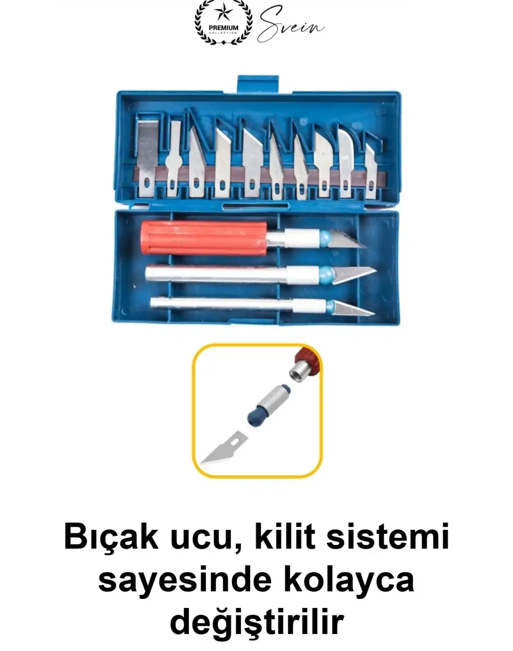#NeşterSeti 16 Parça Hobi Neşter Seti 13 Maket Bıçağı Gravür Kalemi Hassas Kesim Kağıt Oyma Aleti Maketçi Kretuar El Sanatları İçin Kutulu Metal Saplı Çelik Değiştirilebilir Yedek Uç Takımı