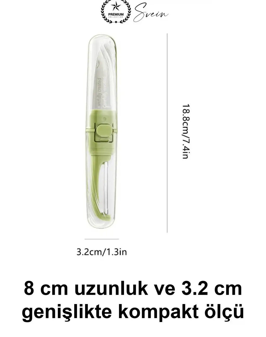 Çift Taraflı Meyve Sebze Bıçağı Soyacak Uçlu Paslanmaz Çelik Kılıflı Mutfak Gereci Salatalık Limon Dilimleme Soyma Aparatı Kamp Piknik Seyahat İçin Taşınabilir Pratik Ergonomik Salata Hazırlama Aracı