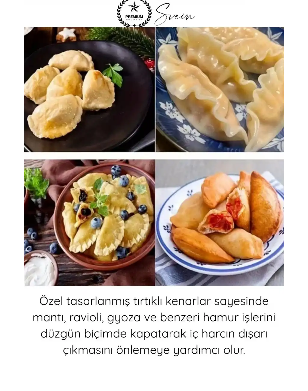 #Kalıp Paslanmaz Çelik Mantı Kurabiye Donut Kesici 7.5 cm Profesyonel Yuvarlak Hamur Kesme Kalıbı Ravioli Gyoza Börek Poğaça Hamur Şekillendirici Mühürleyici Mutfak Aparatı