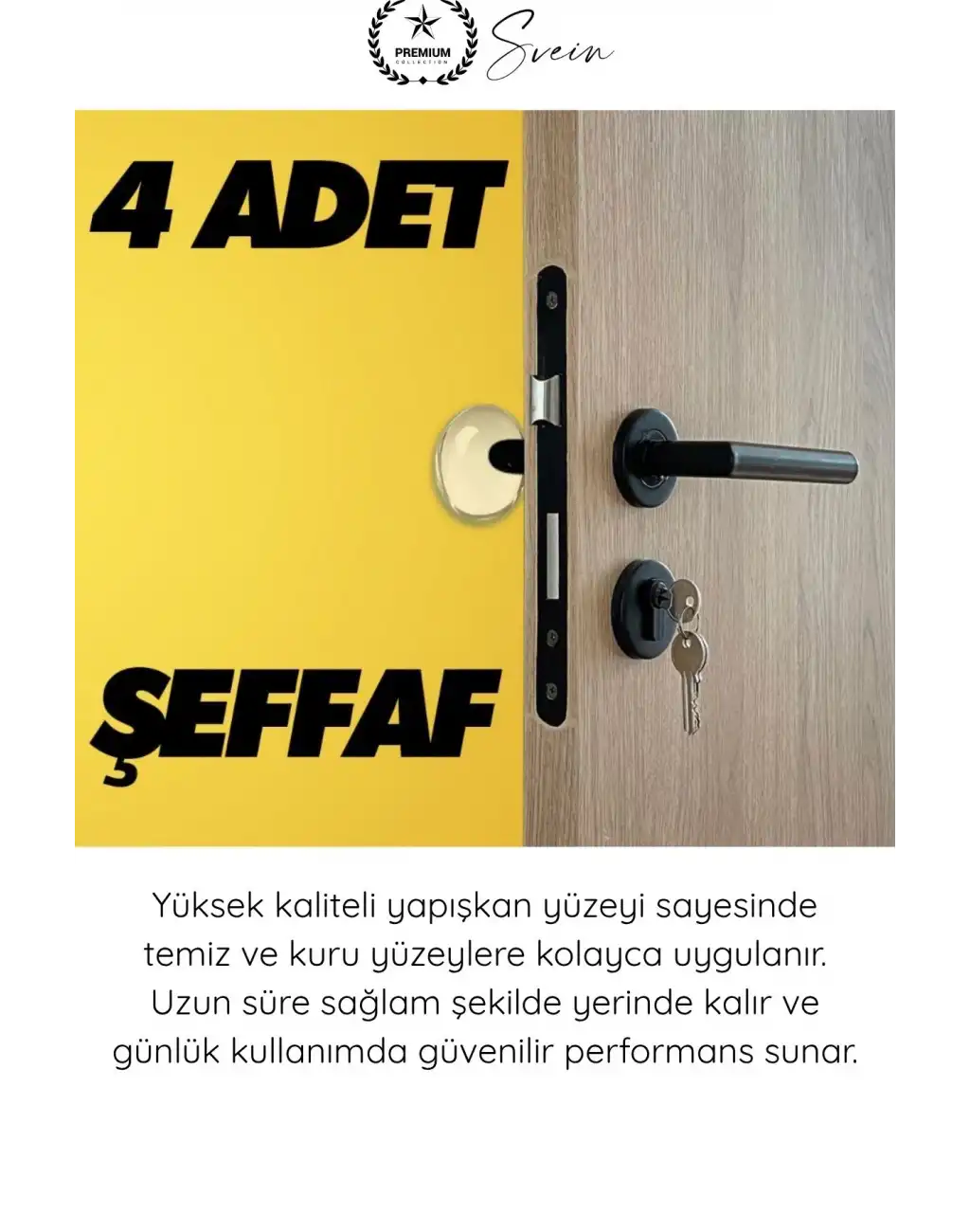 #KapıStoperi Yapışkanlı Kapı Stoperi Şeffaf 4 Adet Kapı Kolu Çarpma Engelleyici Duvar Koruyucu Silikon Tampon Sessiz Darbe Önleyici Güçlü Yapışkan Mobilya Koruma Kapı Arkası Stoper 4 cm