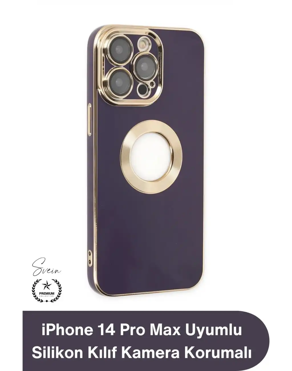 #Kılıf iPhone 14 Pro Max Uyumlu Silikon Kılıf Darbe Korumalı Kamera Lens Çerçeveli Esnek Yumuşak Dokulu Kaymaz Yüzeyli Çizilmeye Dayanıklı İnce Tasarım Koruyucu Telefon Kapak