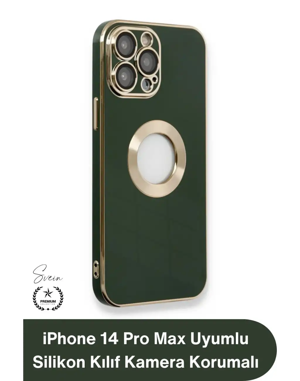 #Kılıf iPhone 14 Pro Max Uyumlu Silikon Kılıf Darbe Korumalı Kamera Lens Çerçeveli Esnek Yumuşak Dokulu Kaymaz Yüzeyli Çizilmeye Dayanıklı İnce Tasarım Koruyucu Telefon Kapak