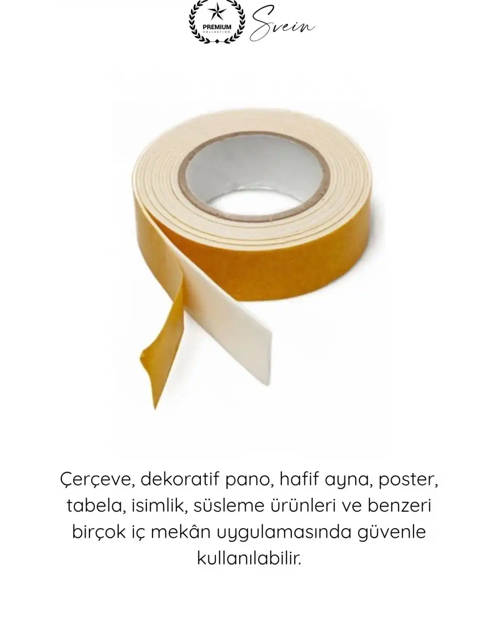 #KöpükBant 5 Kg Çift Taraflı Köpük Montaj Bandı 19mm 2 Metre Güçlü Yapışkan Duvar Bant Beyaz Çerçeve Ayna Poster Dekorasyon Sabitleme Vida Gerektirmeyen İç Mekan Yapıştırma Aparatı