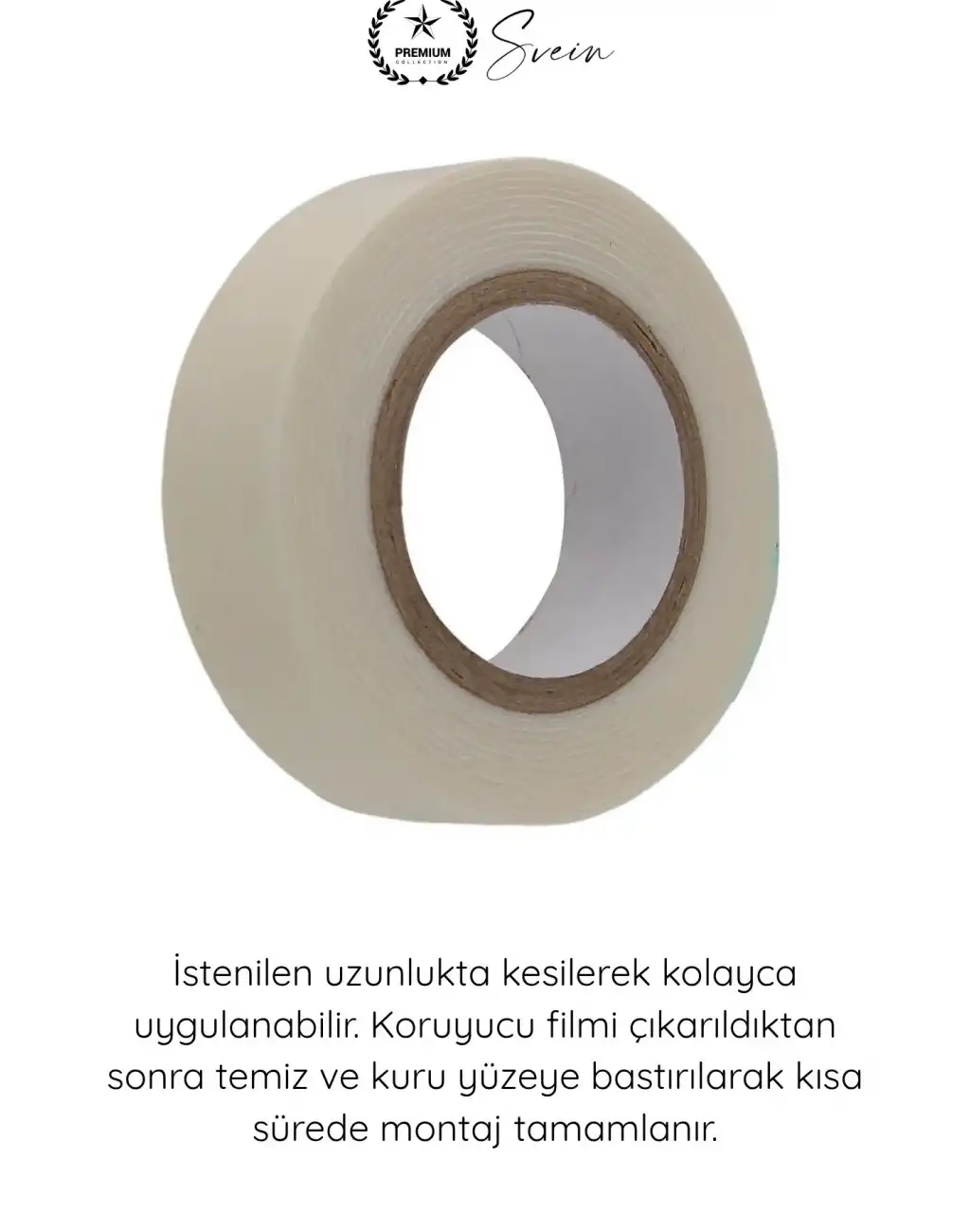 #KöpükBant 5 Kg Çift Taraflı Köpük Montaj Bandı 19mm 2 Metre Güçlü Yapışkan Duvar Bant Beyaz Çerçeve Ayna Poster Dekorasyon Sabitleme Vida Gerektirmeyen İç Mekan Yapıştırma Aparatı