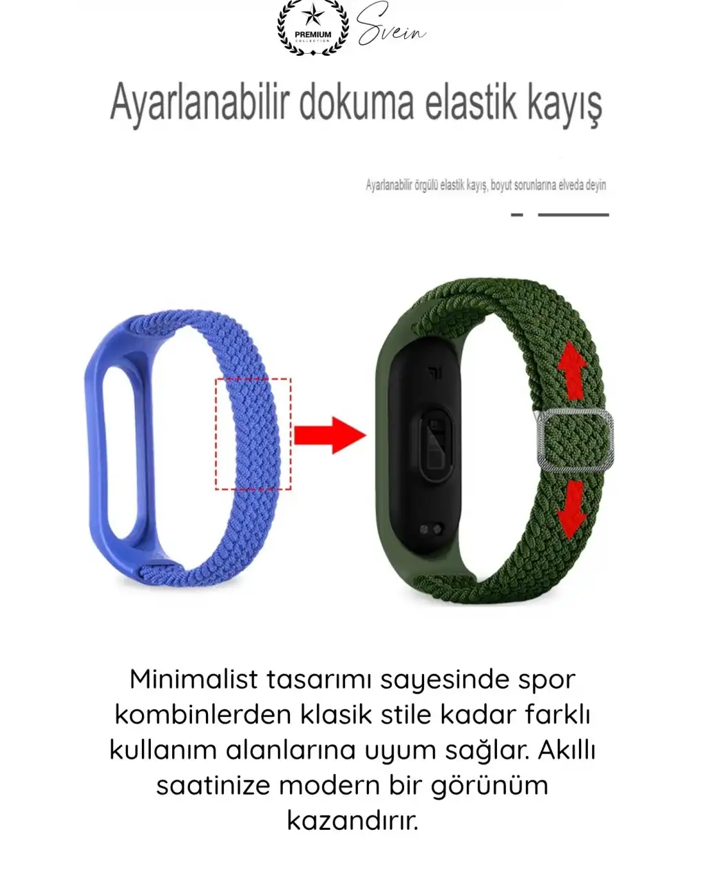#Kordon Apple Watch Uyumlu Örgü Akıllı Saat Kordonu Ayarlanabilir Esnek Nefes Alabilir Yumuşak Dokulu Spor Günlük Kullanım Elastik Kayış Hafif Dayanıklı Modern Bileklik Aksesuarı