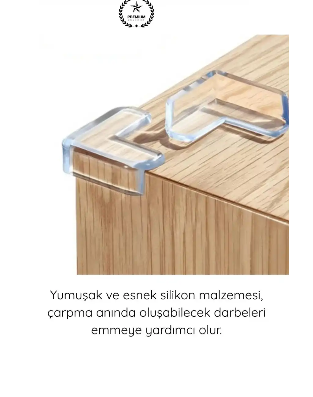#KöşeKoruma Silikon Şeffaf Masa Kenarı Koruma Aparatı 4 Adet Yapışkanlı Köşe Koruyucu Bebek Çocuk Güvenlik Darbe Önleyici Sehpa Dolap TV Ünitesi Mobilya Köşe Koruması Yumuşak PVC 90 Derece