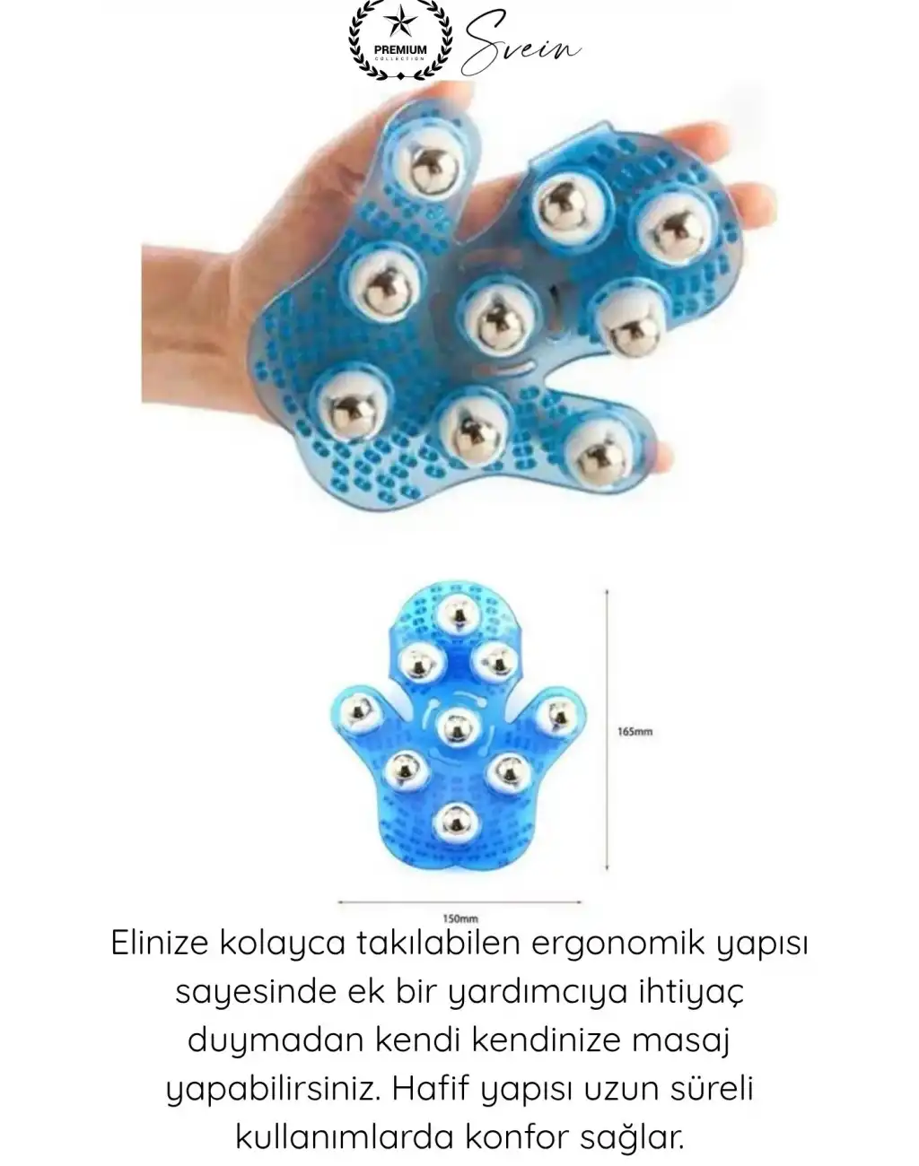 #Masaj 9 Bilyeli Masaj Eldiveni Giyilebilir Plastik Vücut Masaj Aleti Selülit Masajı Kan Dolaşımı Destekleyici Sıkılaştırıcı Ergonomik El Tipi Masaj Aparatı