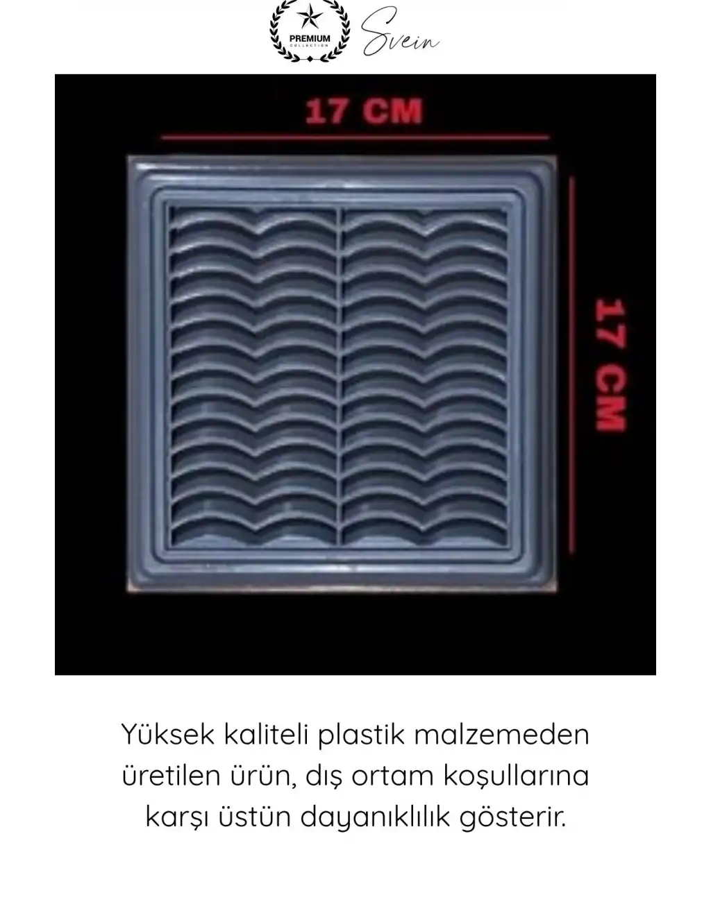 #Menfez Kare Baca Kapağı Ayarlı Duvar Menfezi Antrasit Gri Filtreli Havalandırma Kapağı Plastik Ventilasyon Paneli Toz Böcek Önleyici Dekoratif Hava Çıkış Izgarası Dayanıklı Kullanım 17x17 cm