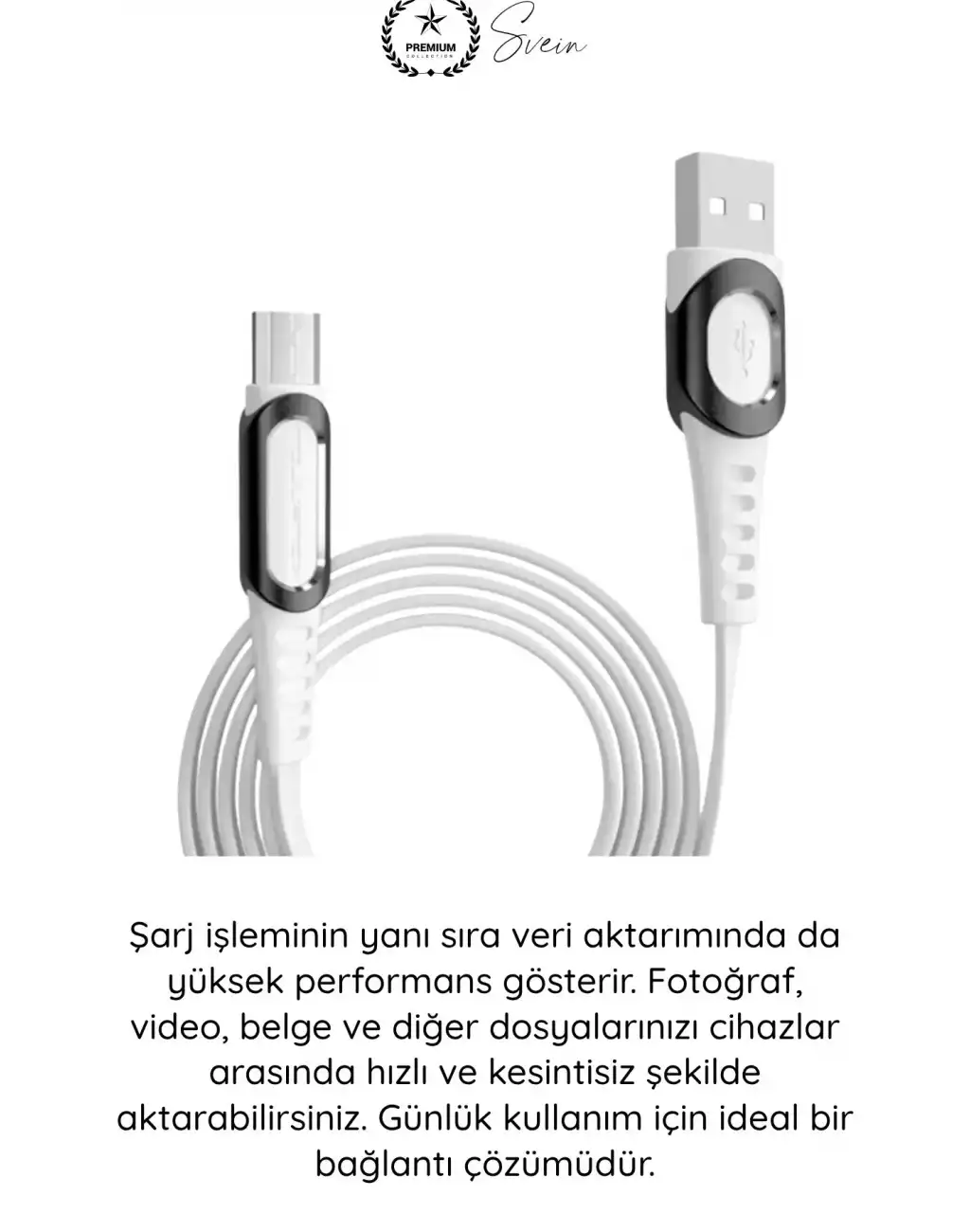 #MicroUSB Süper Hızlı DC01 Micro USB Şarj Kablosu 1M 2.4A Hızlı Veri Aktarım Android Telefon Tablet Powerbank Uyumlu Dayanıklı Bakır İletken Beyaz Senkronizasyon Enerji Bağlantı Aksesuarı