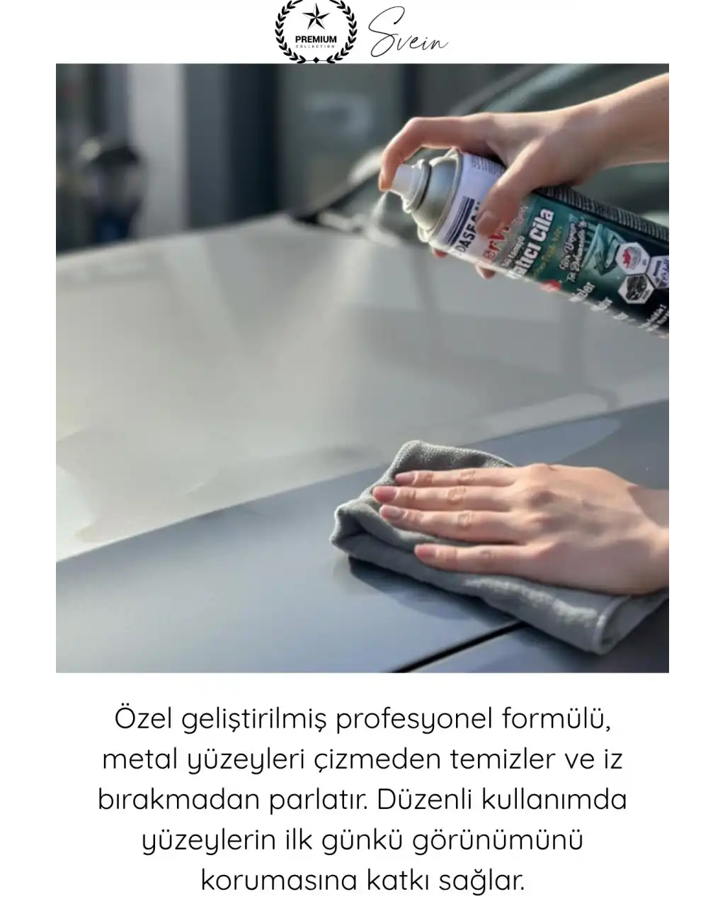 #Parlatıcı Paslanmaz Çelik Yüzey Temizleyici Parlatıcı Sprey 500 ml Ankastre Fırın Davlumbaz Buzdolabı Metal Krom Alüminyum Temizlik Cilası Parmak İzi Yağ Su Lekesi Giderici Koruyucu Bakım Spreyi