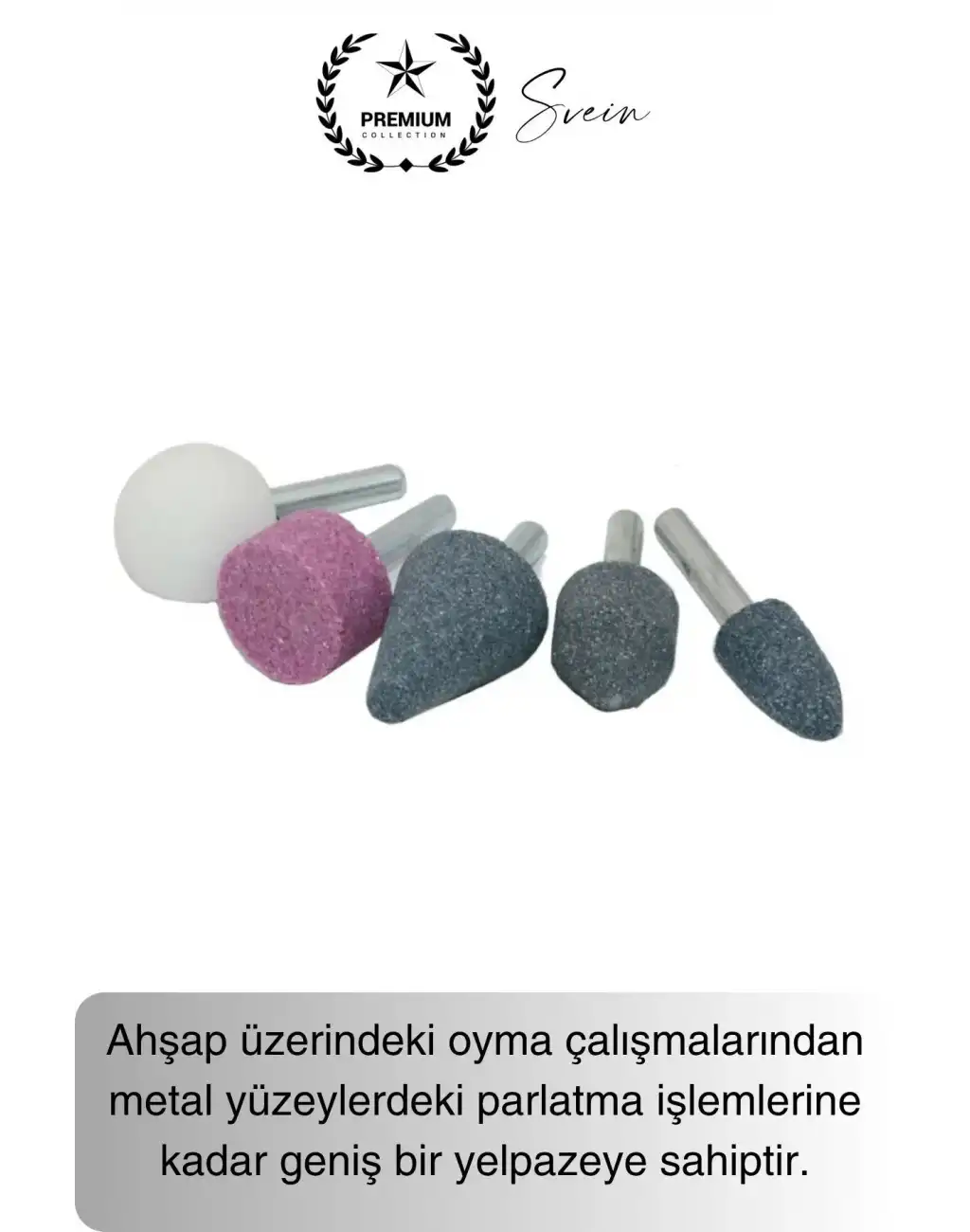 Premium 5 Parça Hobi Gravür Taşlama Ucu Mini Metal Ahşap Oyma Seti Parlatma Zımparalama Fırçalama