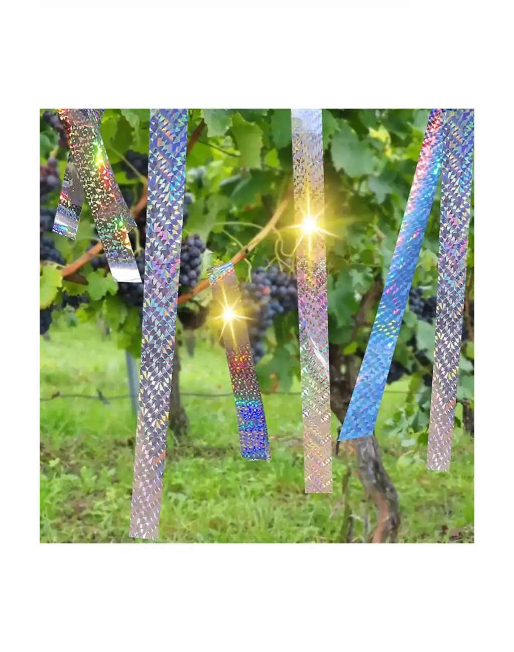 Boss Tape Kuş Kondurmaz Rahatsız Eden Şerit Bant 45 mm x 50 mt Yansıtıcı Kuşsavar Çatı Hologram Bandı