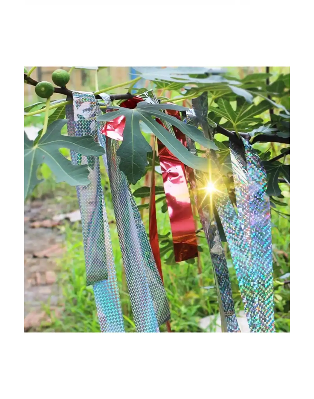 Boss Tape Kuş Kondurmaz Rahatsız Eden Şerit Bant 45 mm x 50 mt Yansıtıcı Kuşsavar Çatı Hologram Bandı