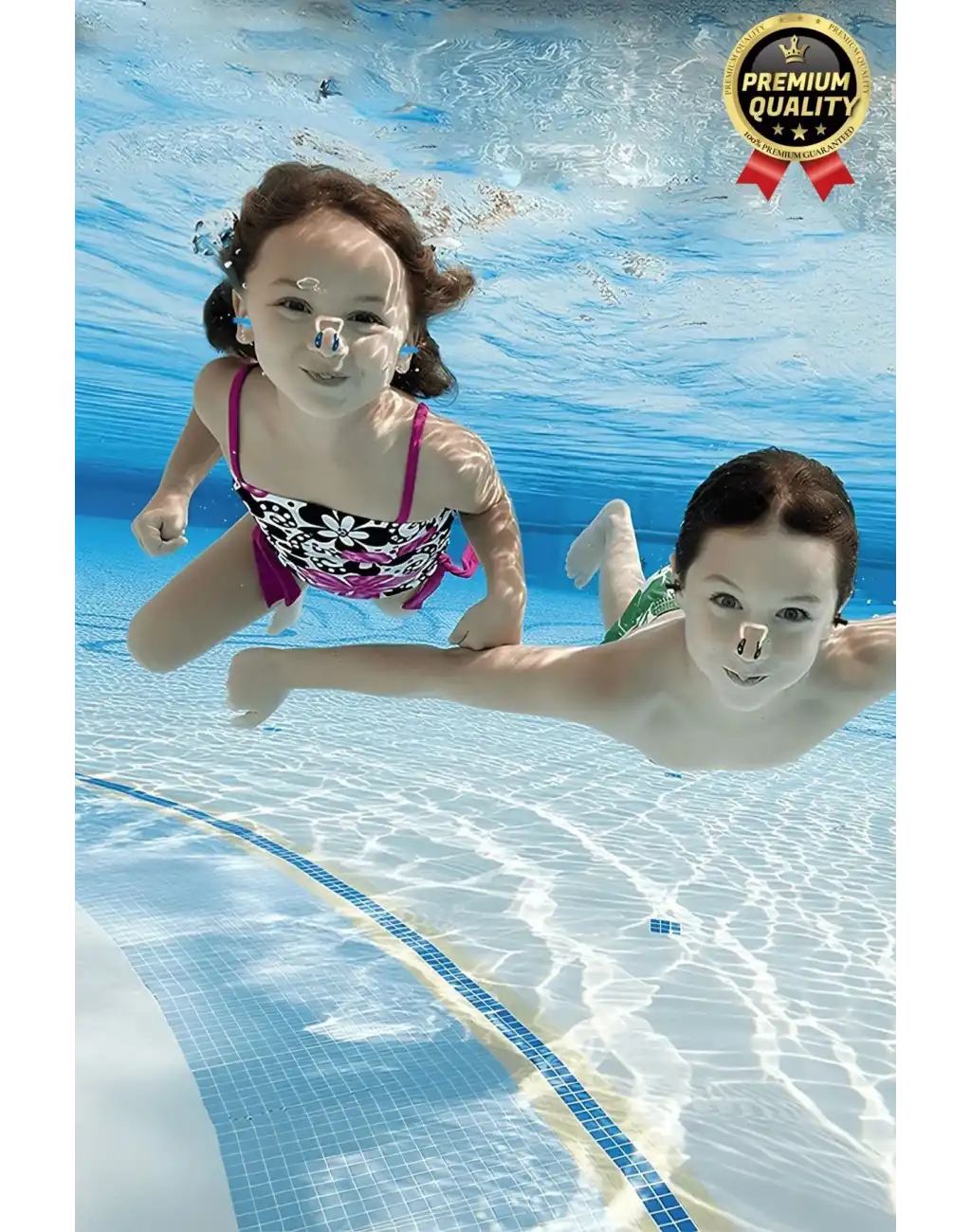 Profesyonel Elastik Silikon Kutulu Yüzme Dalış Uyku için Su Geçirmez Kulak ve Burun Klipsi Tıkacı