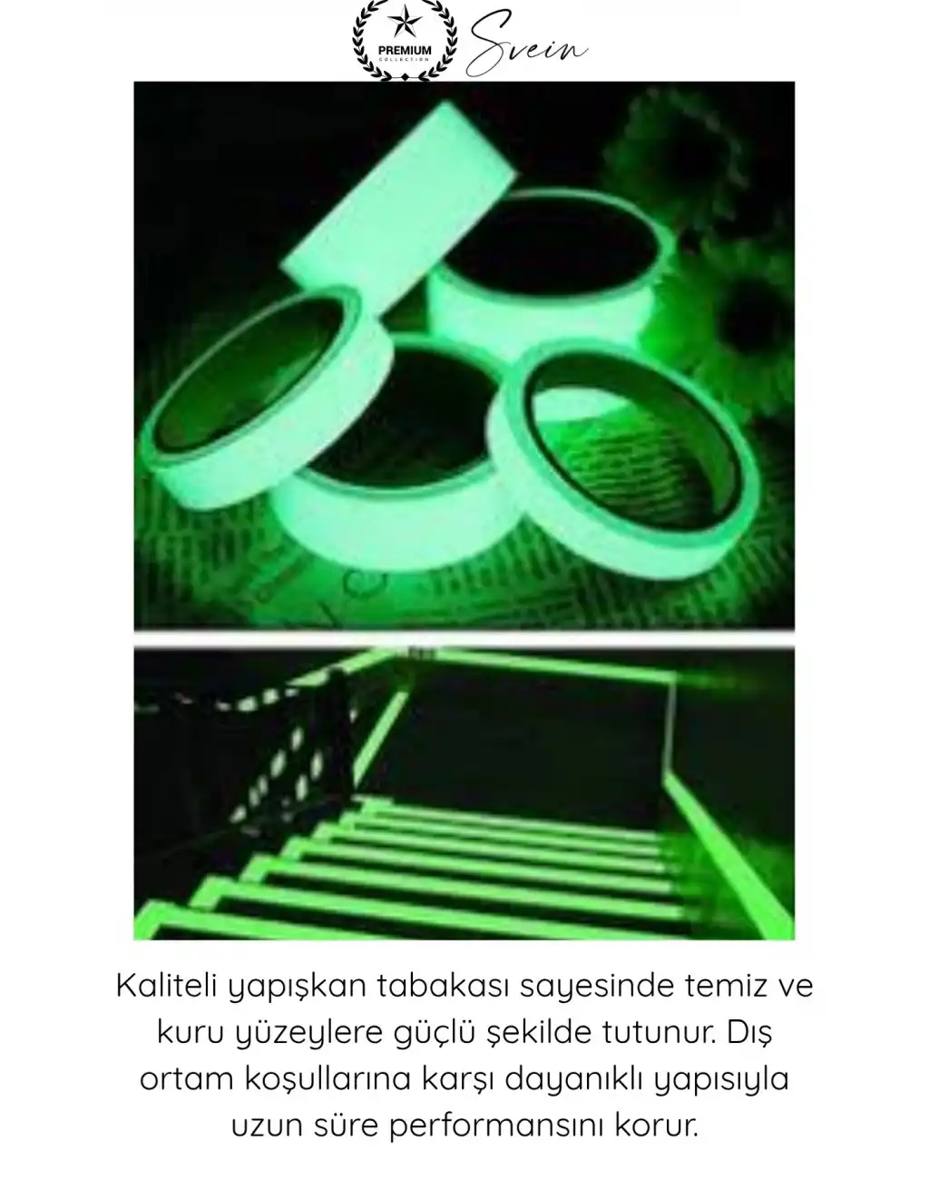 #Reflektör Karanlıkta Parlayan Fosforlu Reflektif Şerit Bant 35mm 1,5 Metre Motosiklet Bisiklet Otomobil Güvenlik Uyarı Etiketi Gece Görünürlük Dekorasyon Yapışkanlı Aksesuar Yol Koruma