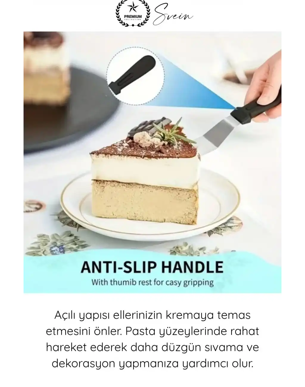 #Spatula Profesyonel Mutfak Ekipmanı Ergonomik Saplı Paslanmaz Çelik L Tipi Pastacı Spatulası Pasta Krema Düzeltme Şanti Ganaj Sürme Dekorasyon Kek Sıvama Açılı Spatula 27 cm