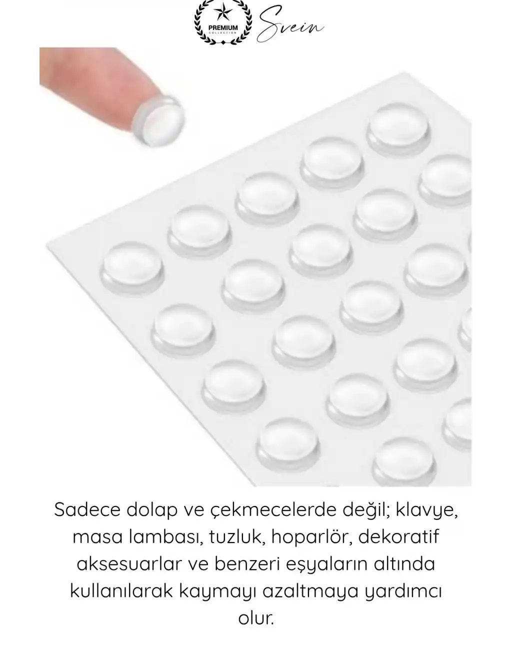 #Stoper Yapışkanlı Dolap Çekmece Stoperi Ses Engelleyici Şeffaf 48 Adet Silikon Tampon Kapak Çarpma Önleyici Kaydırmaz Mobilya Koruyucu Güçlü Yapışkan Darbe Emici 9 mm Ped Seti