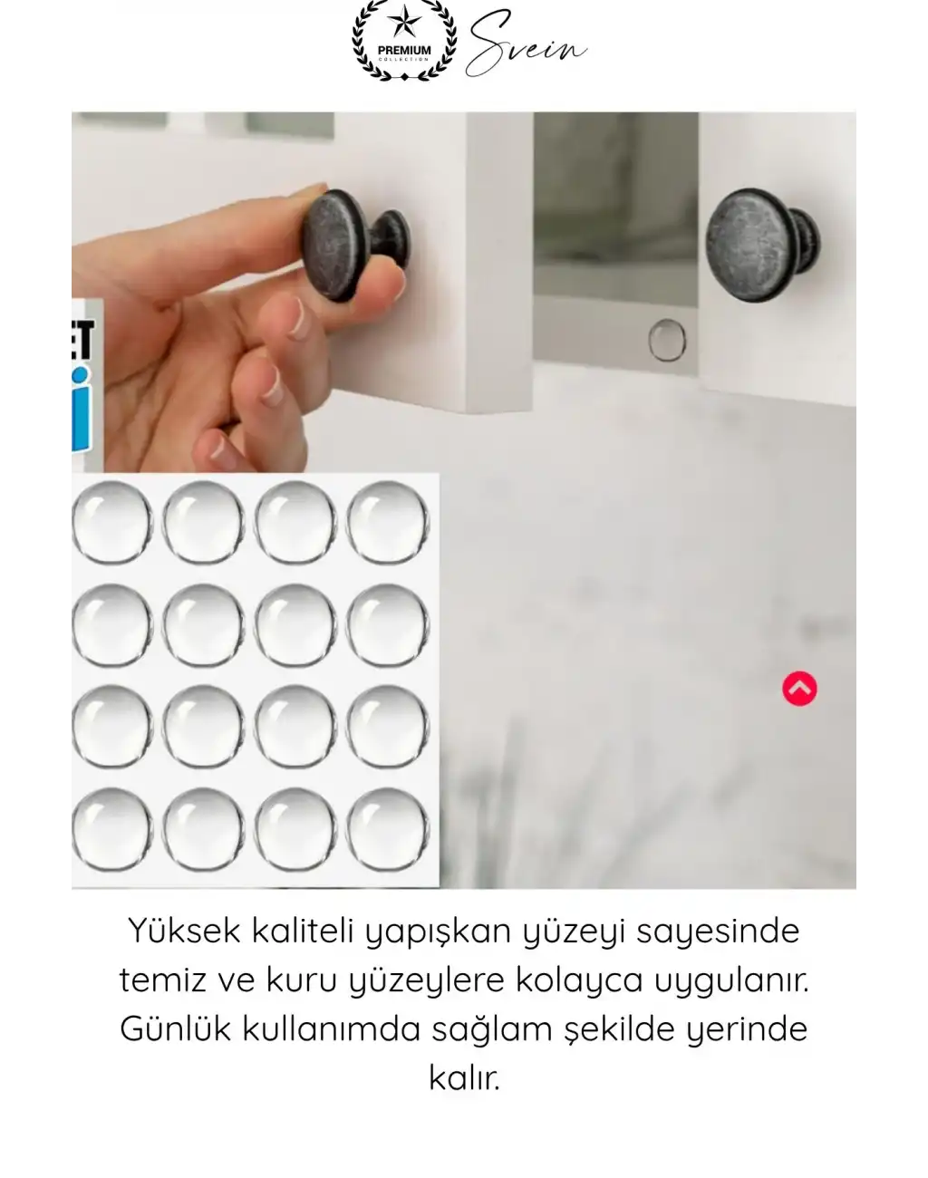 #Stoper Yapışkanlı Dolap Çekmece Stoperi Ses Engelleyici Şeffaf 48 Adet Silikon Tampon Kapak Çarpma Önleyici Kaydırmaz Mobilya Koruyucu Güçlü Yapışkan Darbe Emici 9 mm Ped Seti
