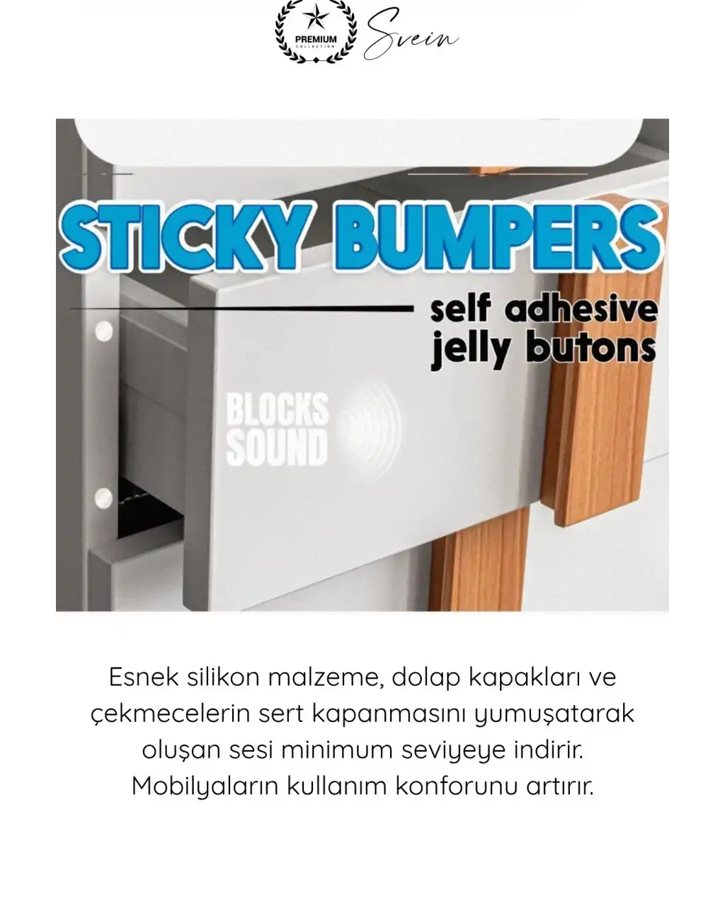 #Stoper Yapışkanlı Dolap Çekmece Stoperi Ses Engelleyici Şeffaf 48 Adet Silikon Tampon Kapak Çarpma Önleyici Kaydırmaz Mobilya Koruyucu Güçlü Yapışkan Darbe Emici 9 mm Ped Seti