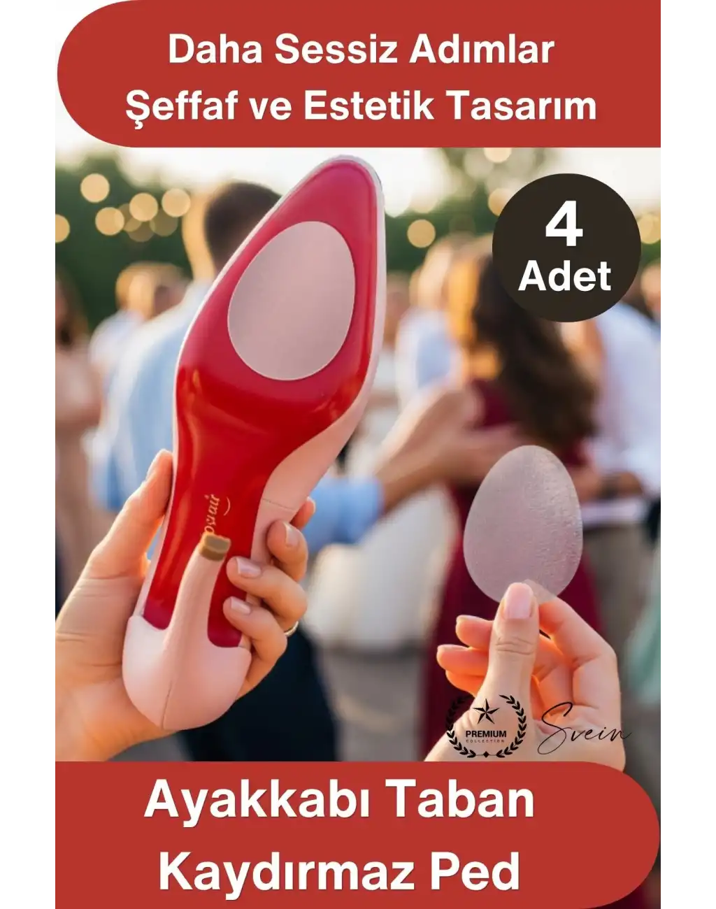 #TabanBandı Ayakkabı Taban Kaydırmaz Ped 4 Adet Şeffaf Yapışkanlı Topuklu Stiletto Babet Kösele Sert Düz Taban Kayma Önleyici Ses Azaltıcı Kesilebilir Güvenli Yürüyüş Koruyucu Destek