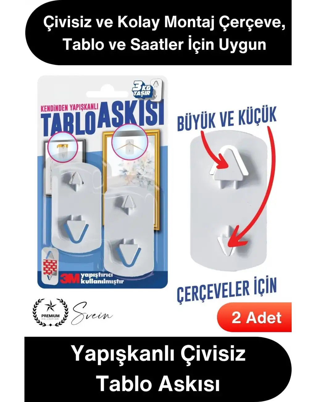 #TabloBandı Yapışkanlı Çivisiz Tablo Askısı 3M Güçlü Duvar Askı Aparatı Çerçeve Resim Saat Dekorasyon Asma Kancası Beyaz İki Yönlü İzolasyon Plastik Fayans Mermer Lake PVC Uyumlu Ev Ofis Montaj Çözümü