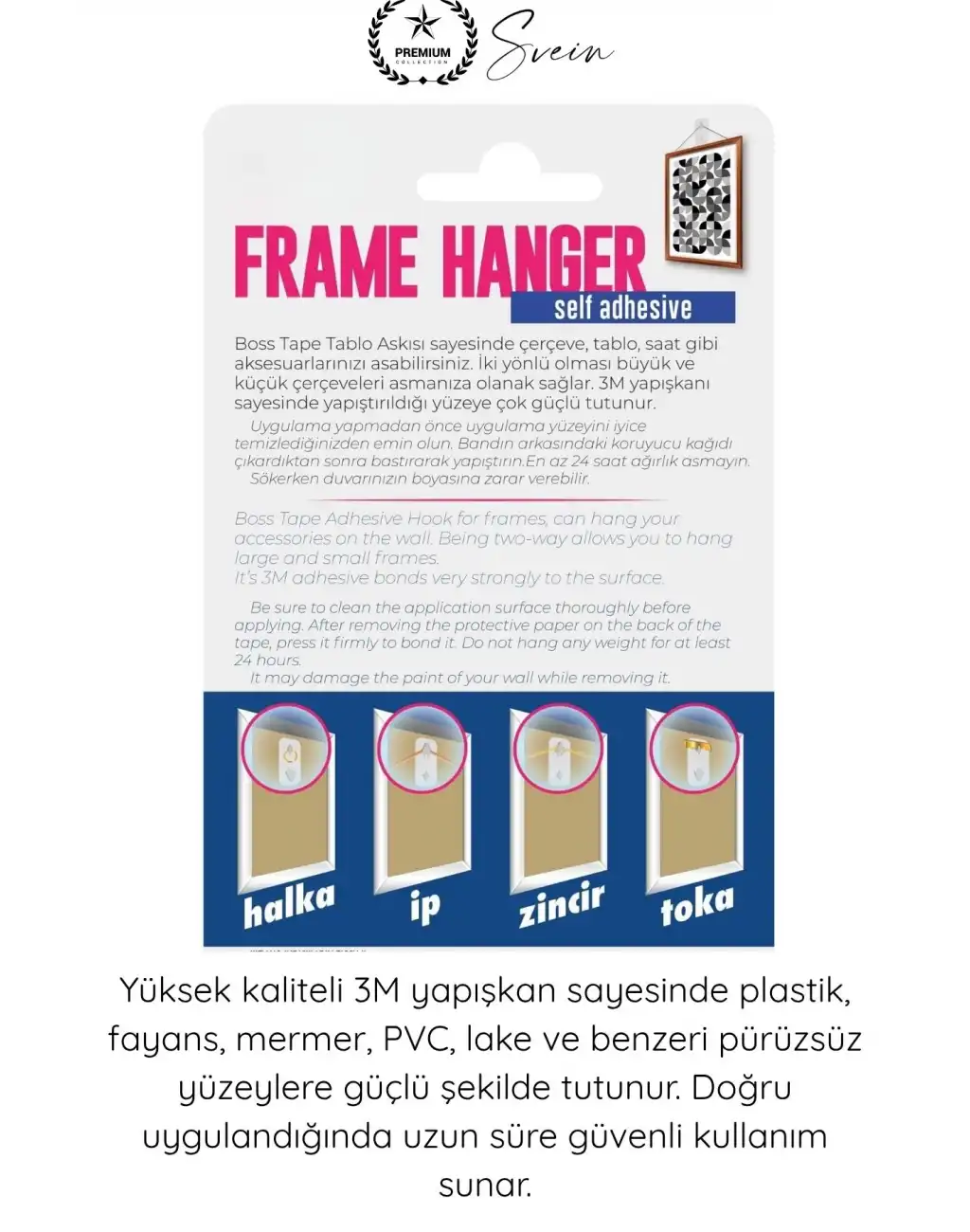 #TabloBandı Yapışkanlı Çivisiz Tablo Askısı 3M Güçlü Duvar Askı Aparatı Çerçeve Resim Saat Dekorasyon Asma Kancası Beyaz İki Yönlü İzolasyon Plastik Fayans Mermer Lake PVC Uyumlu Ev Ofis Montaj Çözümü