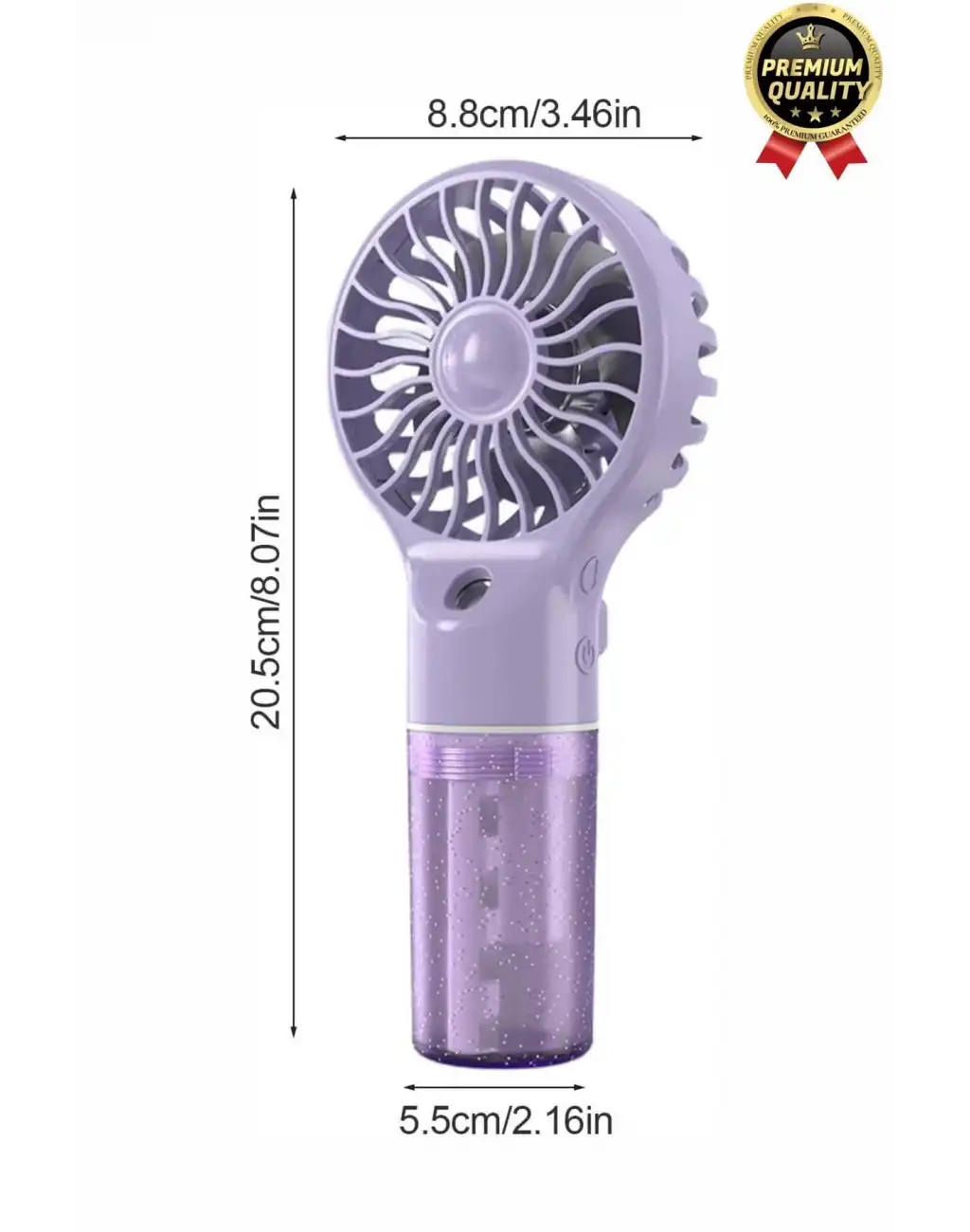 Taşınabilir Serinletici Klima Usb Şarjlı 3 Kademeli 1200 mAh Su Hazneli Püskürtmeli Mini Vantilatör