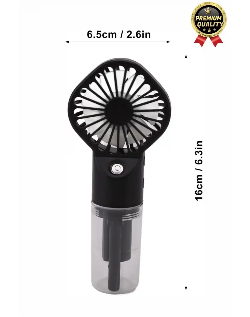 Taşınabilir Serinletici Klima Usb Şarjlı 3 Kademeli 1200 mAh Su Hazneli Püskürtmeli Mini Vantilatör