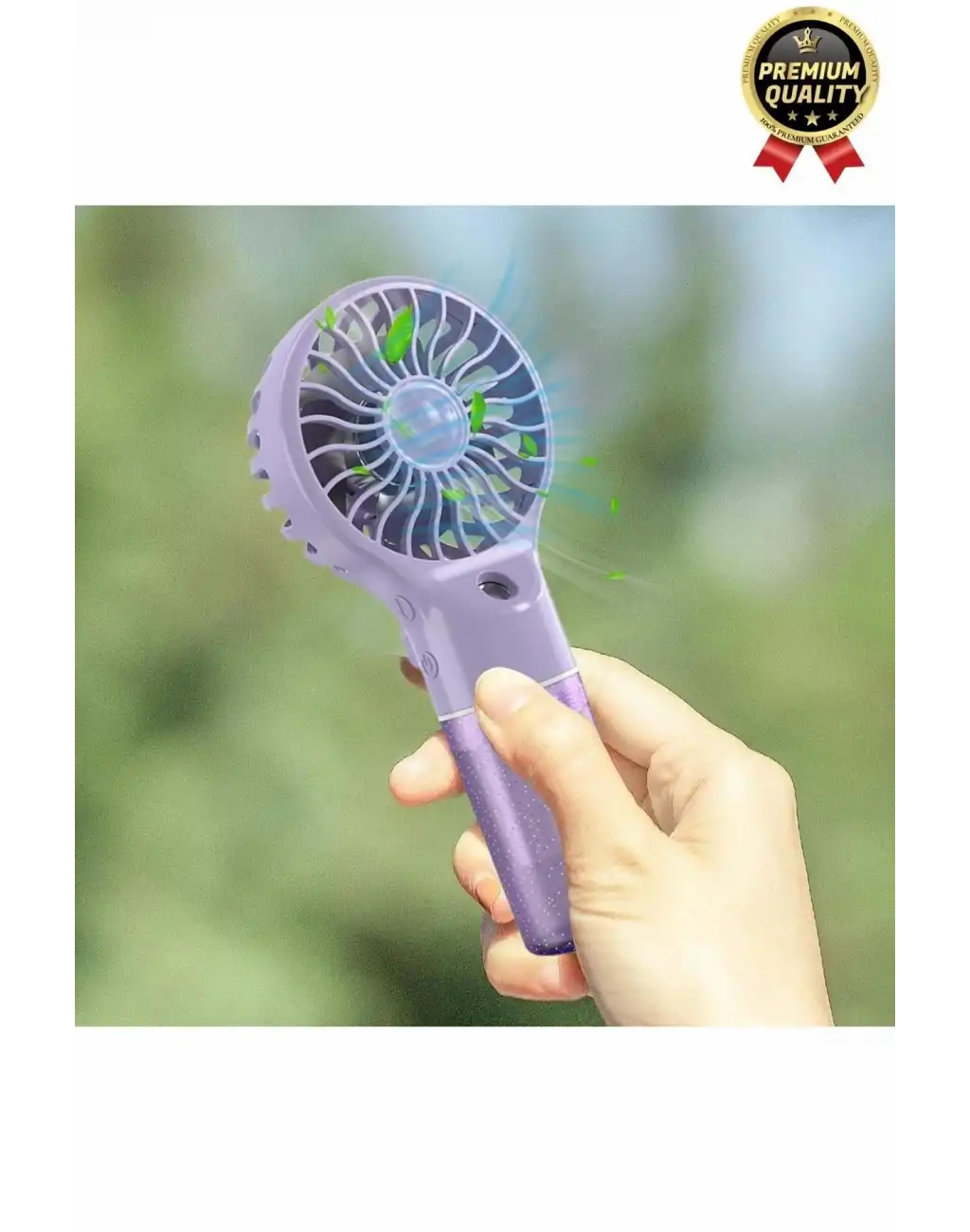 Taşınabilir Serinletici Klima Usb Şarjlı 3 Kademeli 1200 mAh Su Hazneli Püskürtmeli Mini Vantilatör