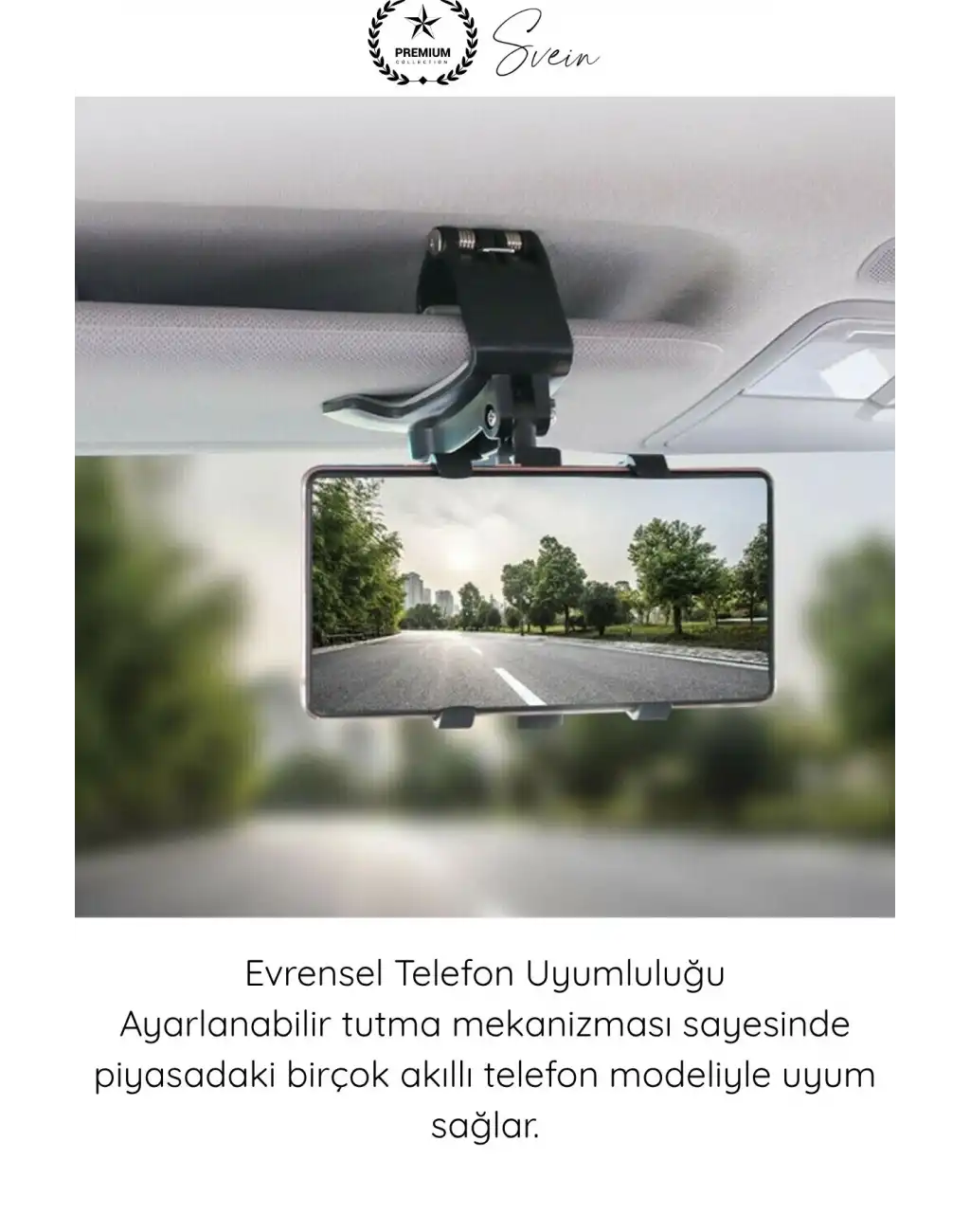 #TelefonTutucu Araba Gösterge Üstü Telefon Tutucu 360 Derece Dönebilen Oynar Başlıklı Araç İçi Navigasyon Aparatı Dikiz Aynası Güneşlik Uyumlu Klipsli Evrensel Akıllı Cihaz Standı