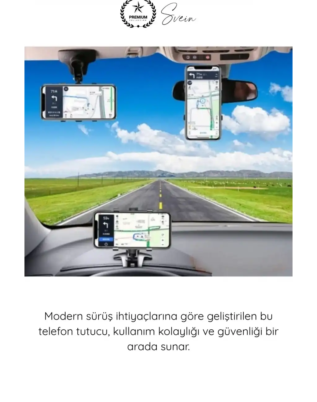 #TelefonTutucu Araba Gösterge Üstü Telefon Tutucu 360 Derece Dönebilen Oynar Başlıklı Araç İçi Navigasyon Aparatı Dikiz Aynası Güneşlik Uyumlu Klipsli Evrensel Akıllı Cihaz Standı