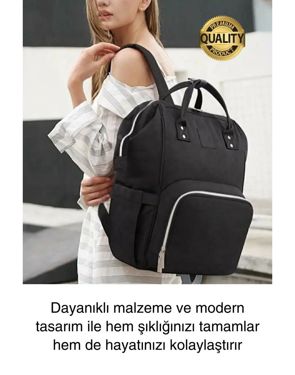 Yeni Sezon Anne Bebek Sırt Çantası Çok Gözlü Termal Biberon Hazneli Askılı Büyük Geniş Rahat