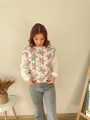 TÜL VE PUL İŞLEMELİ ÇİÇEKLİ SWEAT RENKLİ