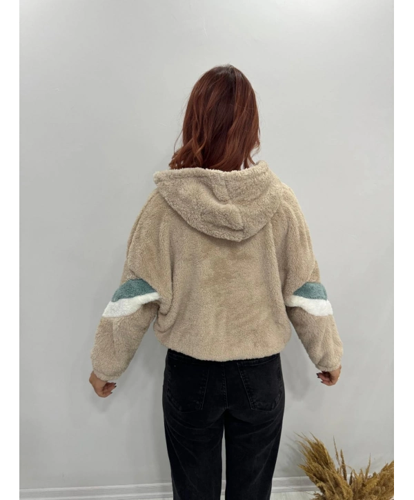 GARNİLİ FERMUARLI PELUŞ