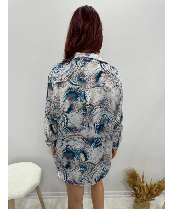 RENKLİ SATEN GÖMLEK