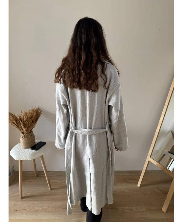 AÇIK GRİ KAŞE KABAN