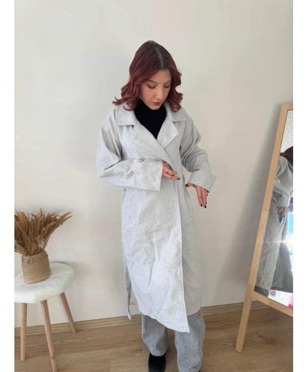 AÇIK GRİ KAŞE KABAN