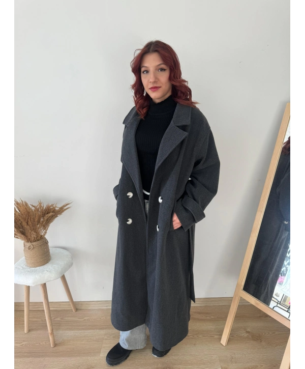 APOLETLİ FÜME KAŞE KABAN