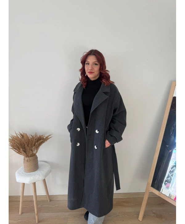 APOLETLİ FÜME KAŞE KABAN